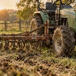 Herse à prairie tractée sur prairie après pâturage, largeur au choix 1,20–2,00 m
