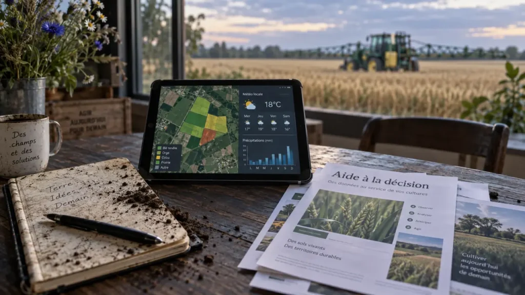 o.a.d agricole : aide à la décision avec données météo et parcelles