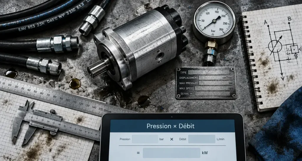 Moteur hydraulique : plus de cylindrée, plus de couple, mais moins de vitesse