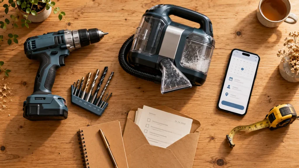Location entre particulier de materiel : perceuse sans fil et réservation smartphone