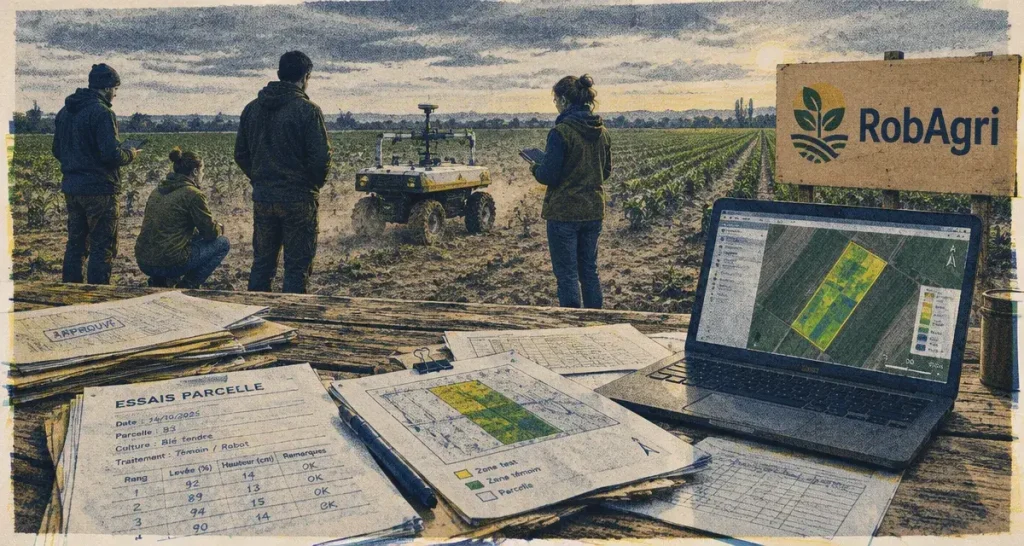 RobAgri structure la robotique agricole, de l’essai au déploiement