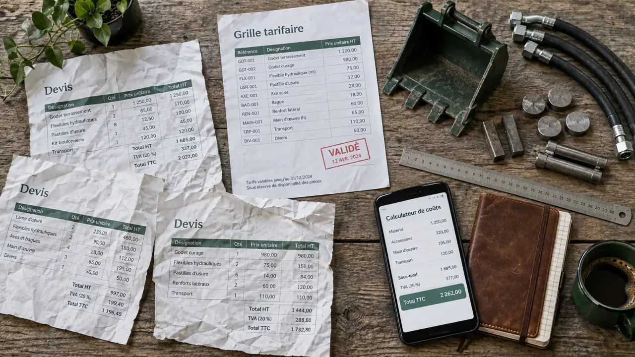 Tarif prestation de service agricole au prix à l’hectare selon la distance du chantier